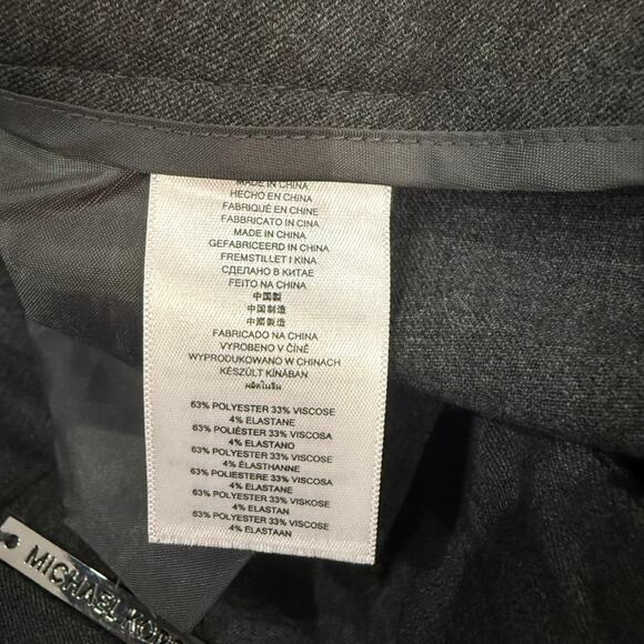 Michael Kors Women's‎ Wide Leg Dress Pants Gray Size 10 Workwear - Picture 3 of 4